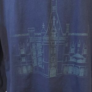 Navy Long Sleeve Tee with “Biltmore” Graphic